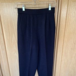 St. John navy blue knit slacks
